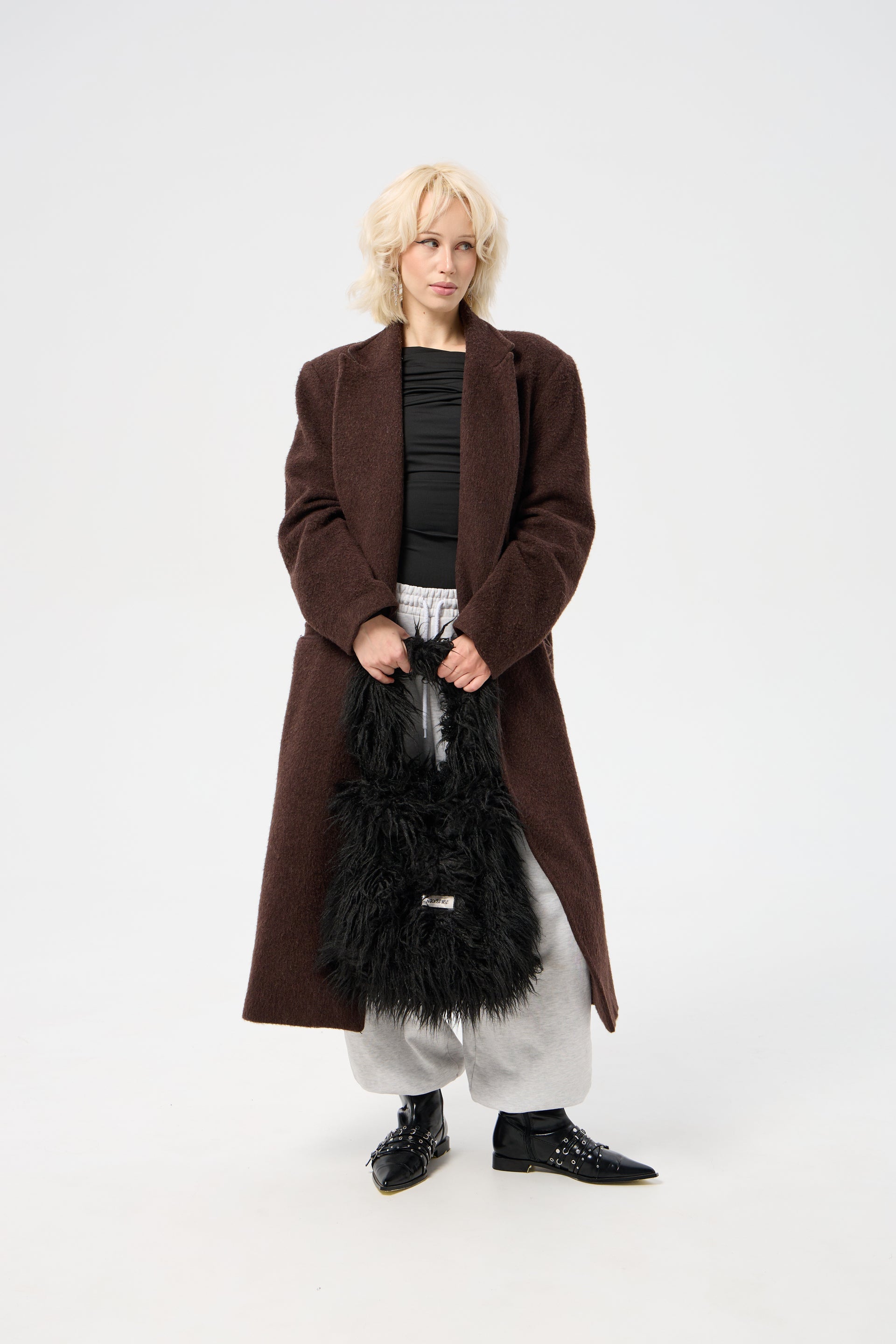 Сумка зі штучного хутра Alpaca chic bag