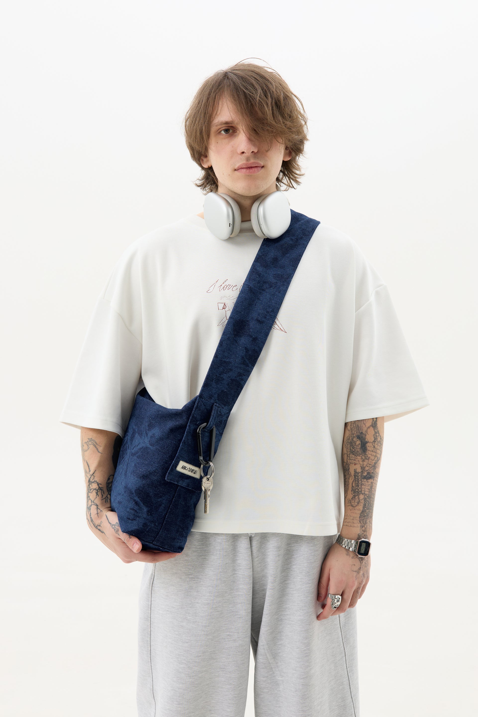 Шопер із вивареної джинси Vintage bag