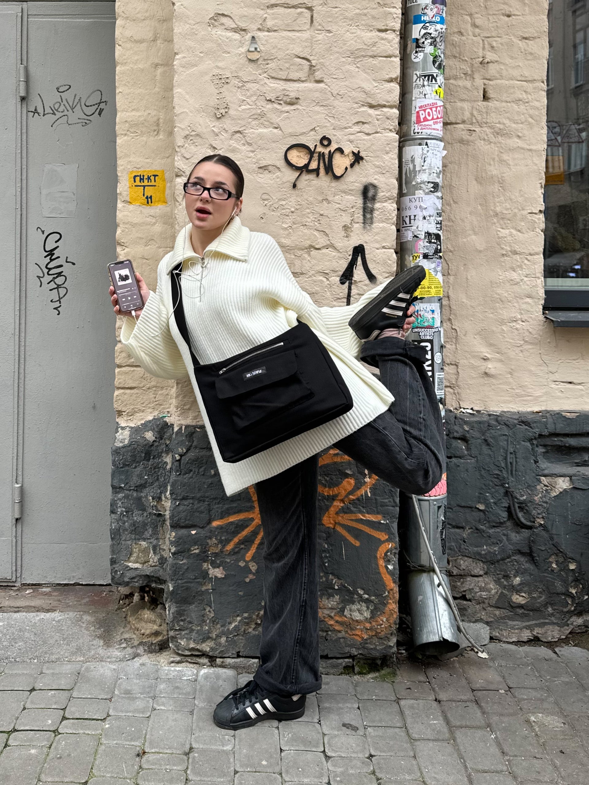 Шопер File bag чорний