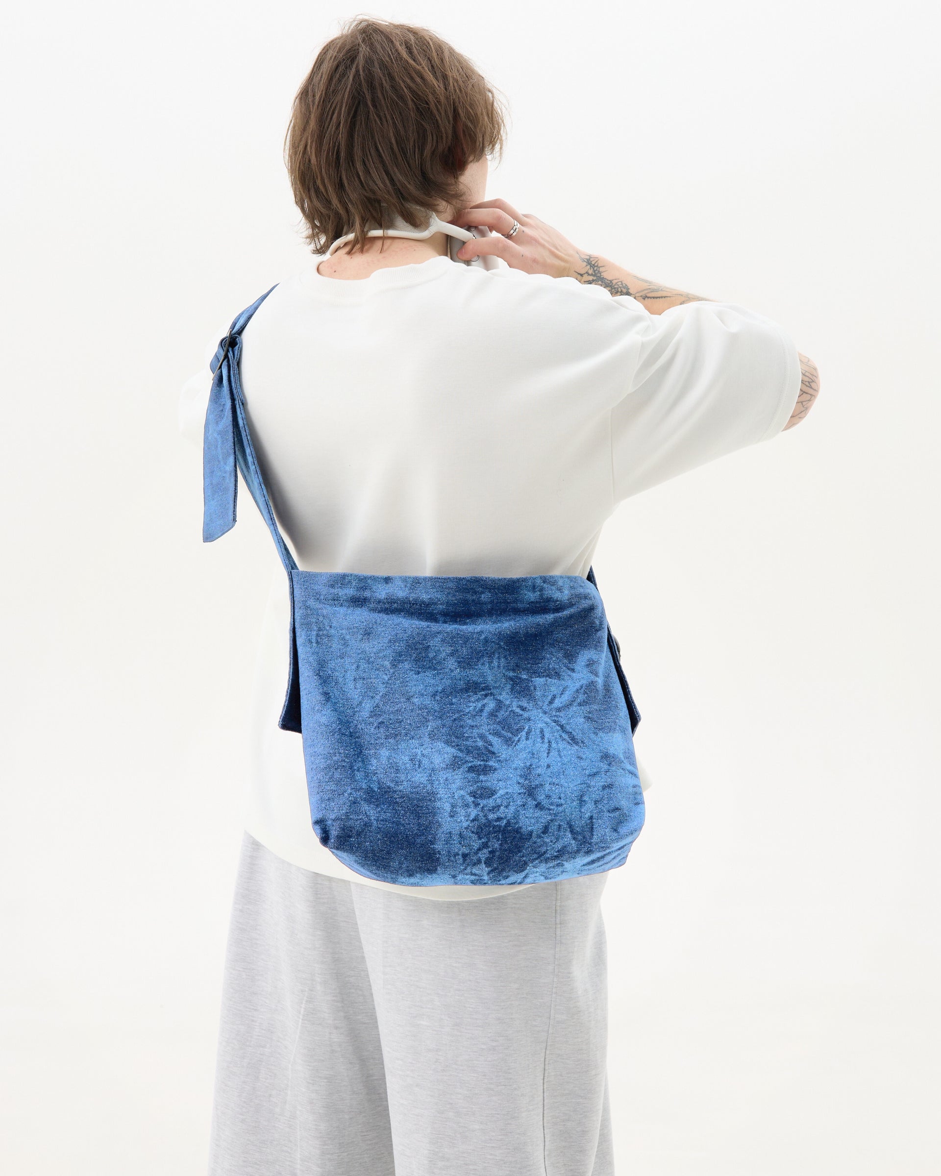 Шопер із вивареної джинси Vintage bag