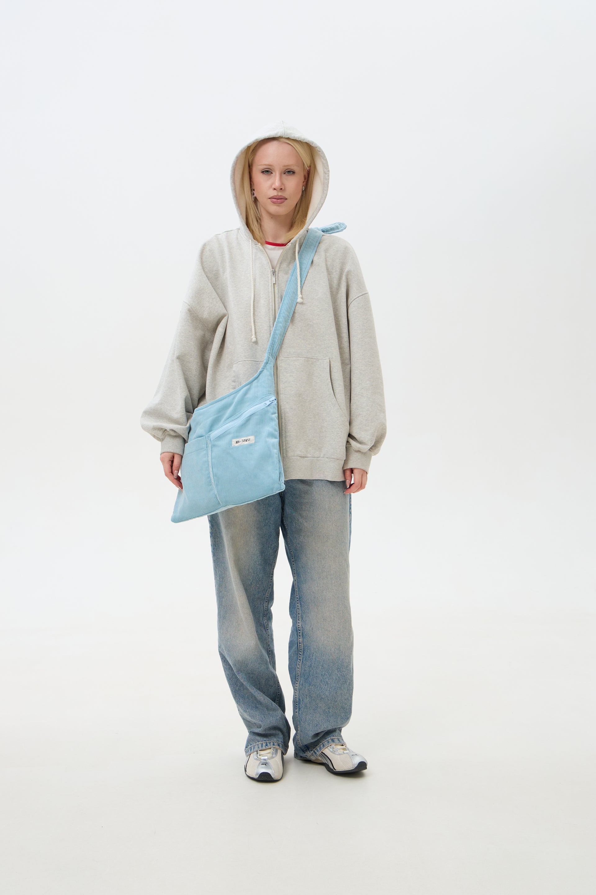 Шопер Shell bag блакитний